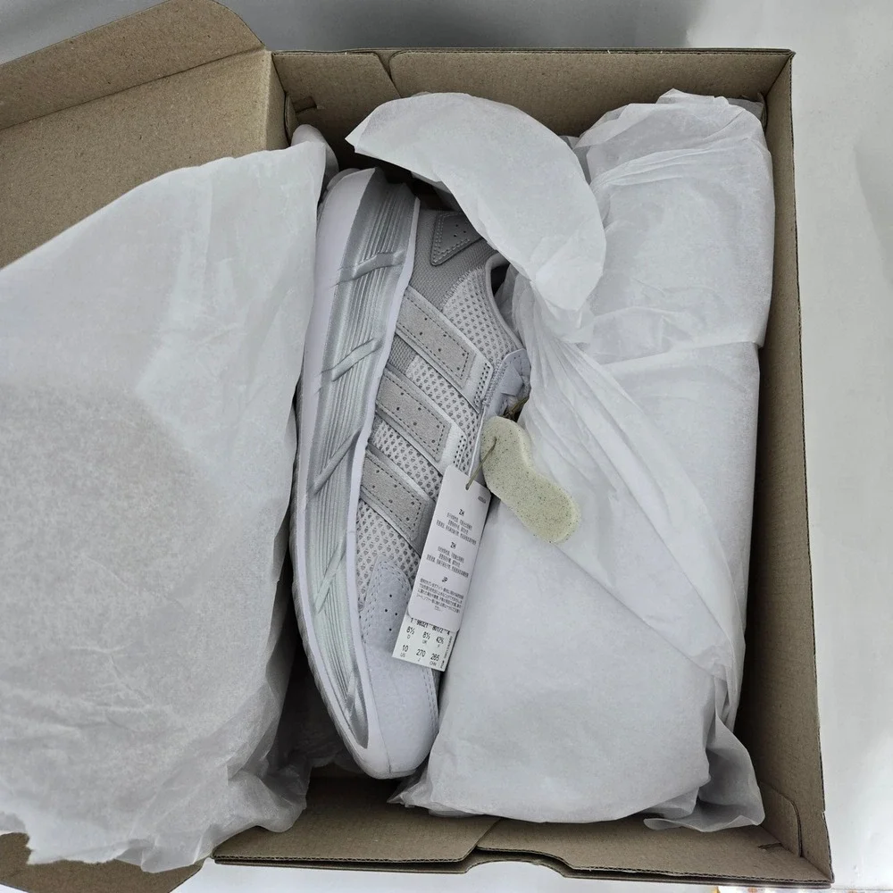Adidas Astrastar Silver Grey Metallic Running Shoes JP5951 Mens 10 New